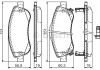 0 986 494 379 BOSCH Комплект тормозных колодок, дисковый тормоз BOSCH (фото 8)