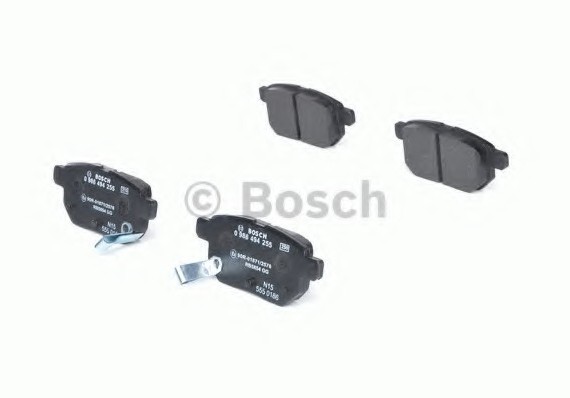 0 986 494 255 BOSCH Комплект тормозных колодок, дисковый тормоз BOSCH