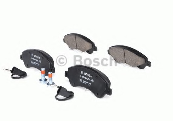 0 986 494 236 BOSCH Комплект гальмівних колодок, дискове гальмо BOSCH