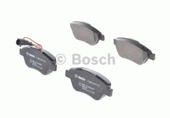 0 986 494 113 BOSCH Комплект гальмівних колодок, дискове гальмо BOSCH