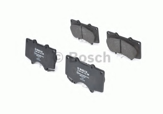 0 986 494 153 BOSCH Комплект гальмівних колодок, дискове гальмо BOSCH