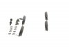 0 986 494 014 BOSCH Комплект тормозных колодок, дисковый тормоз BOSCH (фото 1)