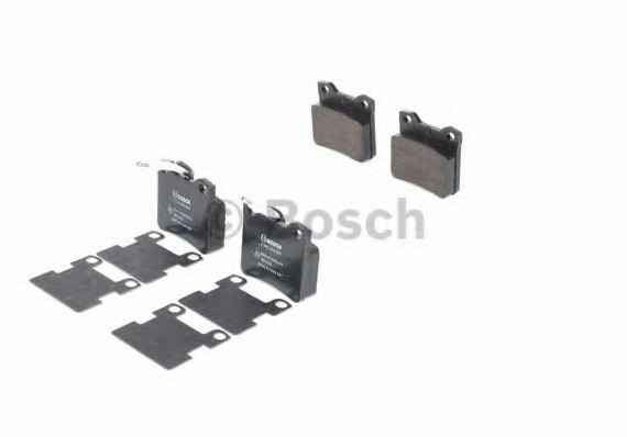 0 986 494 055 BOSCH Комплект тормозных колодок, дисковый тормоз BOSCH