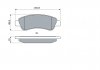 0 986 494 110 BOSCH Комплект тормозных колодок, дисковый тормоз BOSCH (фото 5)
