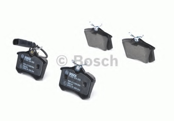 0 986 424 559 BOSCH Комплект гальмівних колодок, дискове гальмо BOSCH