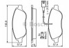 0 986 424 595 BOSCH Комплект тормозных колодок, дисковый тормоз BOSCH (фото 8)