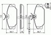 0 986 461 765 BOSCH Комплект тормозных колодок, дисковый тормоз BOSCH (фото 8)