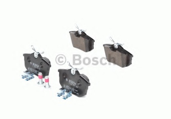 0 986 424 427 BOSCH Комплект гальмівних колодок, дискове гальмо BOSCH