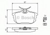 0 986 424 427 BOSCH Комплект гальмівних колодок, дискове гальмо BOSCH (фото 8)