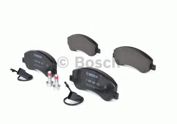 0 986 494 170 BOSCH Комплект гальмівних колодок, дискове гальмо BOSCH