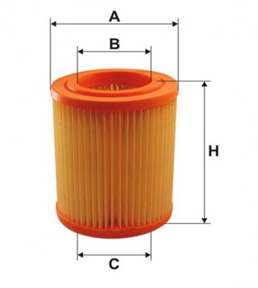 WA9437 WIX-FILTRON Фільтр повітряний WA9437/246/2 (пр-во WIX-Filtron)