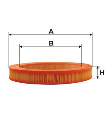 WA6453 WIX-FILTRON Фільтр повітряний WA6453/AR272 (пр-во WIX-Filtron)