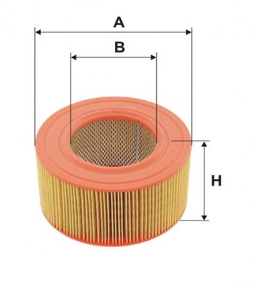 WA6446 WIX-FILTRON Фільтр повітряний WA6446/AR266 (пр-во WIX-Filtron)