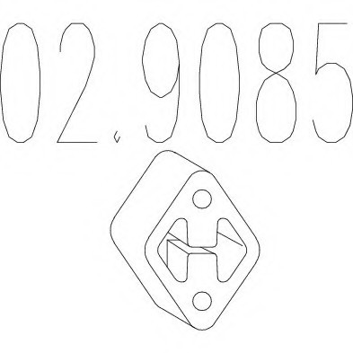 Фото резиновый элемент крепления выхлопной системы MTS 02.9085 MTS(Италия) 02.9085 MTS(Италия) Резиновый элемент крепления выхлопной системы MTS