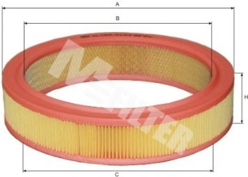 A123 MFILTER Фільтр повітряний AUDI, SKODA, VW (пр-во M-filter)