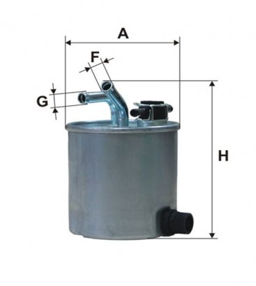 WF8426 WIX-FILTRON Фільтр топл. WF8426/ PP857/6 (пр-во WIX-Filtron)