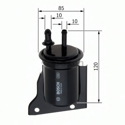 0 986 450 114 BOSCH Фильтр топл. бенз. SUBARU IMPREZA (пр-во Bosch)