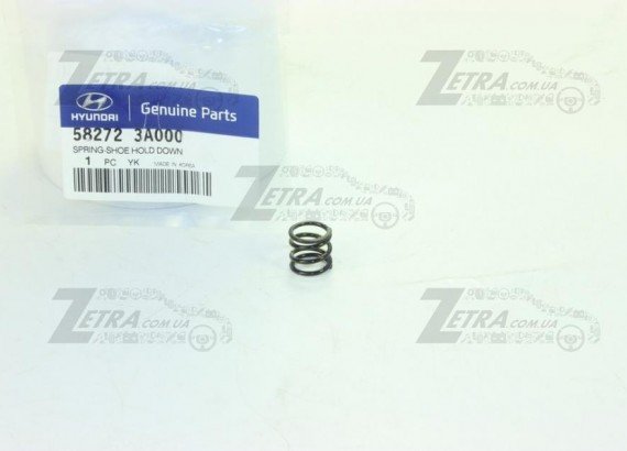 Фото пружина тормозного механизма Centennial 03~ SantaFe 00~ Trajet 00~ TUCSON 04~ SPORTAGEe 06~ 58272-3A000 MOBIS 58272-3A000 MOBIS Пружина тормозного механизма Centennial 03~ SantaFe 00~ Trajet 00~ TUCSON 04~ SPORTAGEe 06~