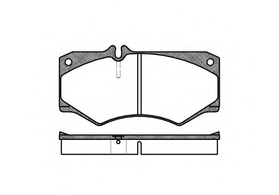 0047.30 Remsa Колодка торм. VW LT 28-35 передн. (пр-во REMSA)