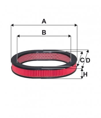 WA6011 WIX-FILTRON Фільтр повітряний WA6011/320 (пр-во WIX-Filtron)