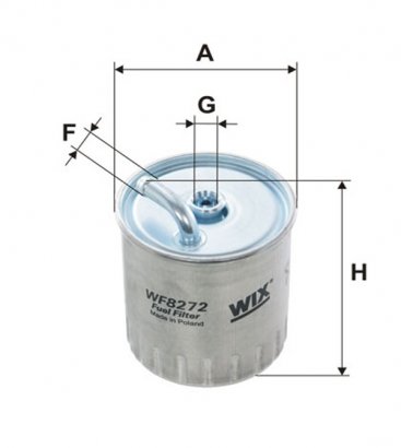 WF8272 WIX-FILTRON Фільтр топл. PP841/4/WF8272 (пр-во WIX-Filtron)