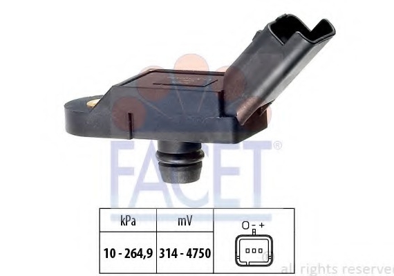 10.3164 FACET Датчик абсолютного давления - MAP Sensor FACET