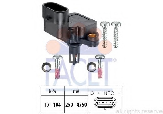 10.3081 FACET Датчик абсолютного давления - MAP Sensor FACET