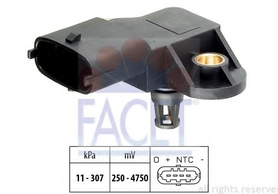 10.3082 FACET Датчик абсолютного тиску - MAP Sensor FACET