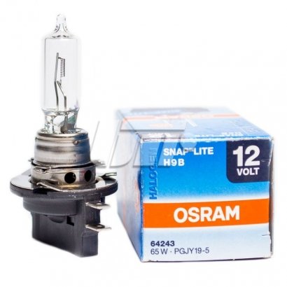 64243 OSRAM (Япония) Лампа фарная H9B 12V 65W PGJY19-5(пр-во OSRAM)