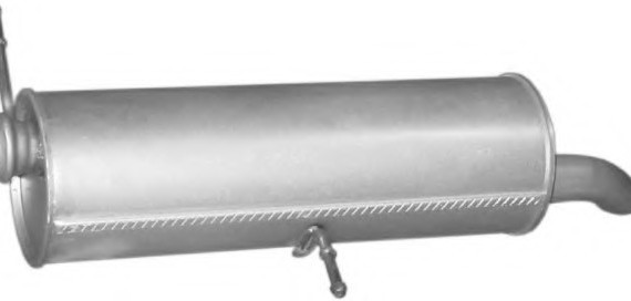 19.223 POLMOstrow Глушитель задн. PEUGEOT 307 (пр-во Polmostrow)