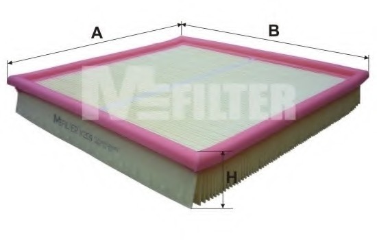 K209 MFILTER Фільтр повітряний OPEL OMEGA B (пр-во M-filter)