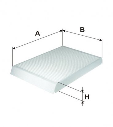 WP9308 WIX-FILTRON Фильтр салона WP9308/K1237 (пр-во WIX-Filtron)