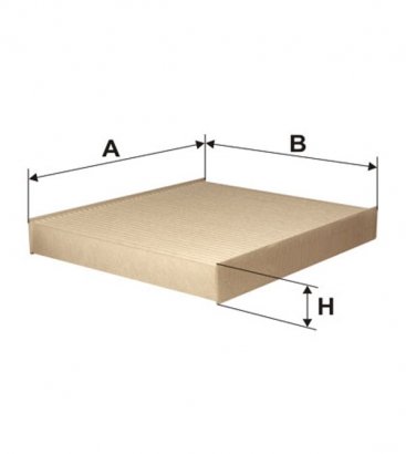 WP9230 WIX-FILTRON Фильтр салона WP9230/K1150 (пр-во WIX-Filtron)