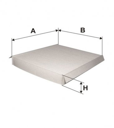 WP9252 WIX-FILTRON Фильтр салона WP9252/K1175 (пр-во WIX-Filtron)
