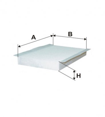 WP9342 WIX-FILTRON Фільтр салону WP9342/K1296 (пр-во WIX-Filtron)