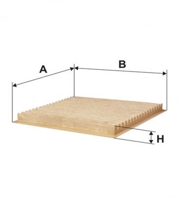 WP9192 WIX-FILTRON Фильтр салона K1183/WP9192 (пр-во WIX-Filtron)