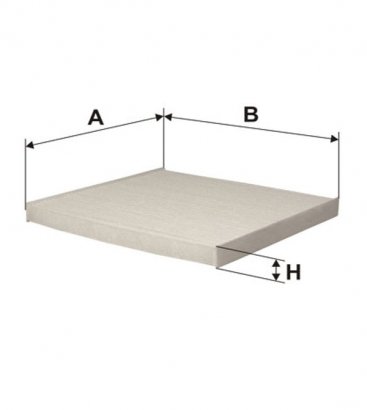 WP9136 WIX-FILTRON Фильтр салона WP9136/K1123 (пр-во WIX-Filtron)