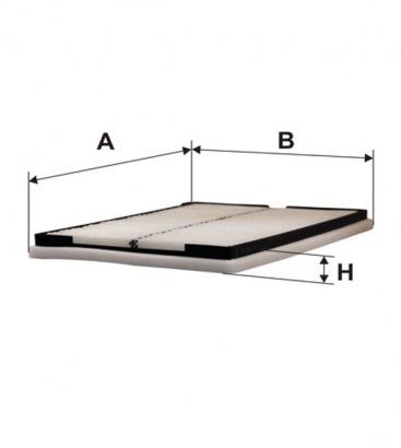 WP6980 WIX-FILTRON Фільтр салону WP6980/K1096 (пр-во WIX-Filtron)