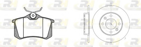 826303 ROADHOUSE Комплект гальмівний (диски + колодки)) ROADHOUSE