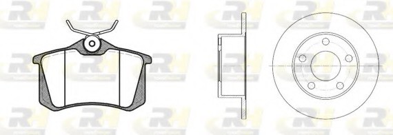 826300 ROADHOUSE Гальмівний комплект (диски + колодки)) ROADHOUSE