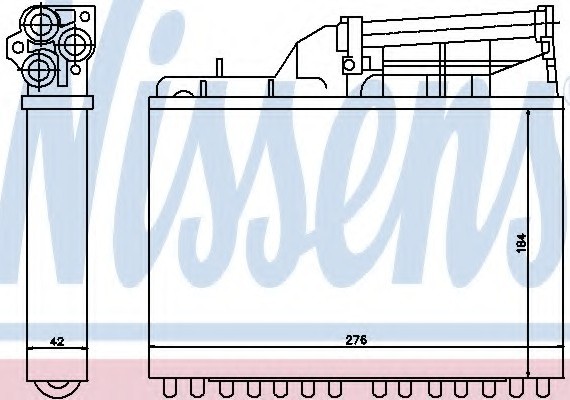 70502 NISSENS (Дания) Піч  B10(E34)3.0 i(+)[OE 1.384.725] NISSENS