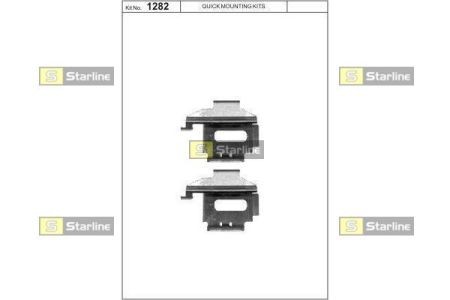 BD PR48 Starline Ремонтный комплект тормозных колодок STARLINE