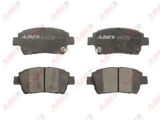 C12086ABE ABE (Польша) Колодки гальмівні передні Geely MK, BYD-F3, Toyota Corolla 04-,Yaris 99- (ABE)