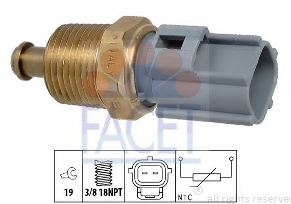 7.3363 FACET Датчик температуры охлаждающей жидкости FACET