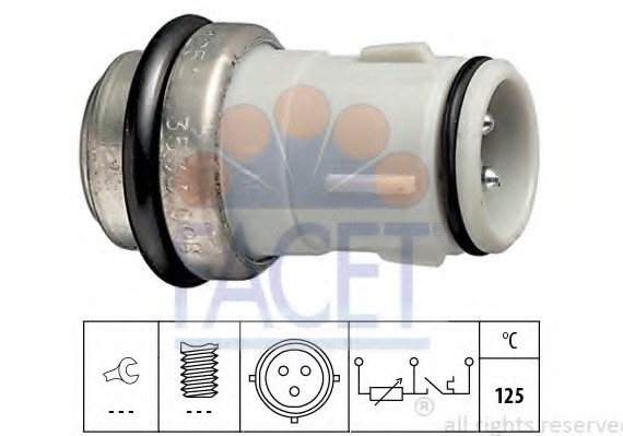 7.3533 FACET Датчик температуры охлаждающей жидкости FACET
