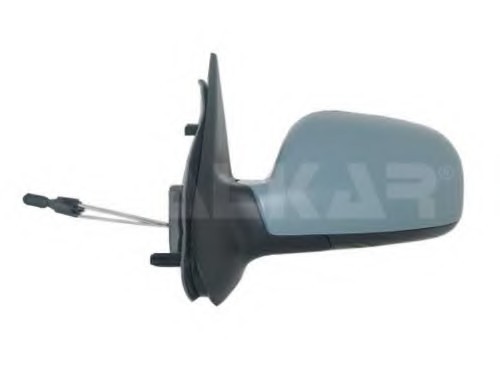 6101365 ALKAR Зеркало левое, кпл, мех, асфер., грунт. ALKAR