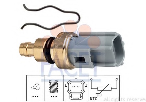 7.3302 FACET Датчик температури охолоджувальної рідини FACET