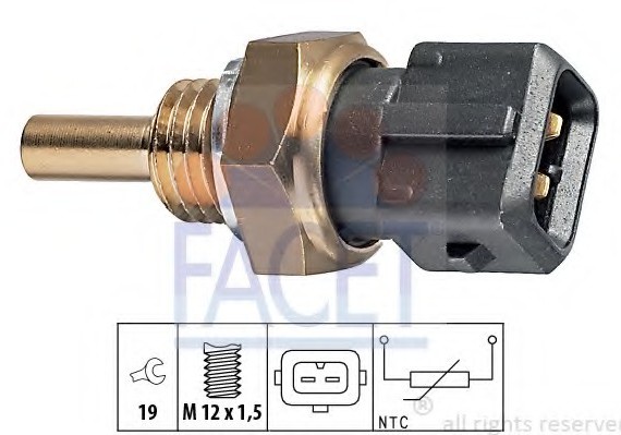 7.3157 FACET Датчик темпер. охолодж.рідини
