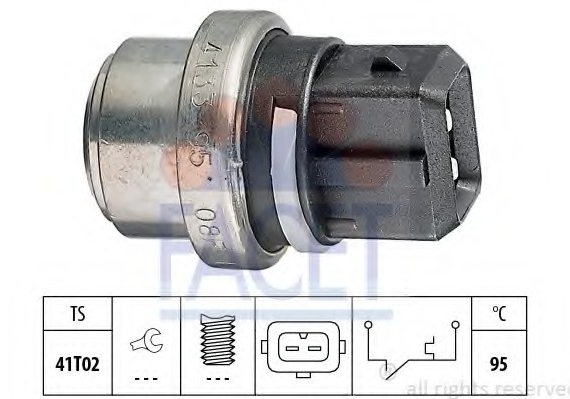 7.4133 FACET Датчик температури охолоджувальної рідини FACET