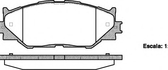 Фото колодка гальм. LEXUS IS передн. (пр-во REMSA) 1201.00 Remsa 1201.00 Remsa Колодка гальм. LEXUS IS передн. (пр-во REMSA)